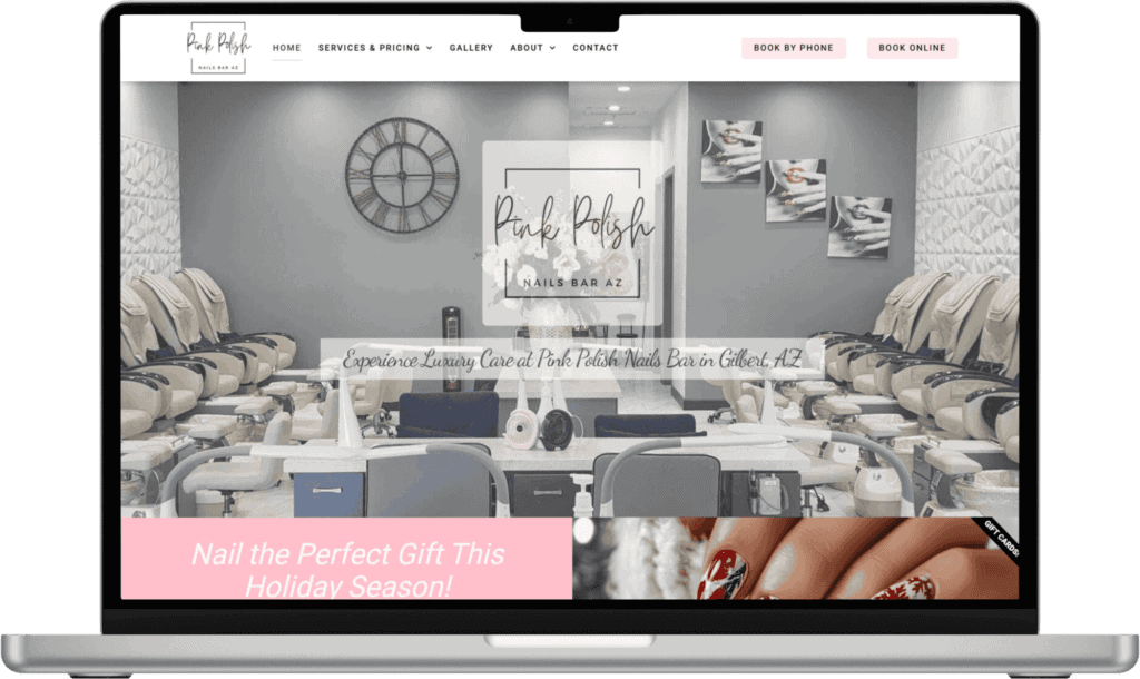 Pink Polish Nails Website By Natalie
