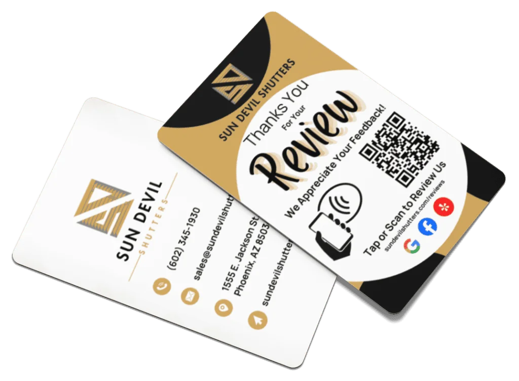 Review Cards For Window Coverings Companies