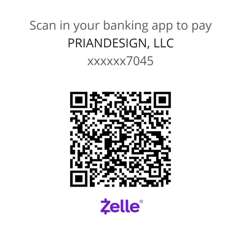 Zelle QR Code For Payment