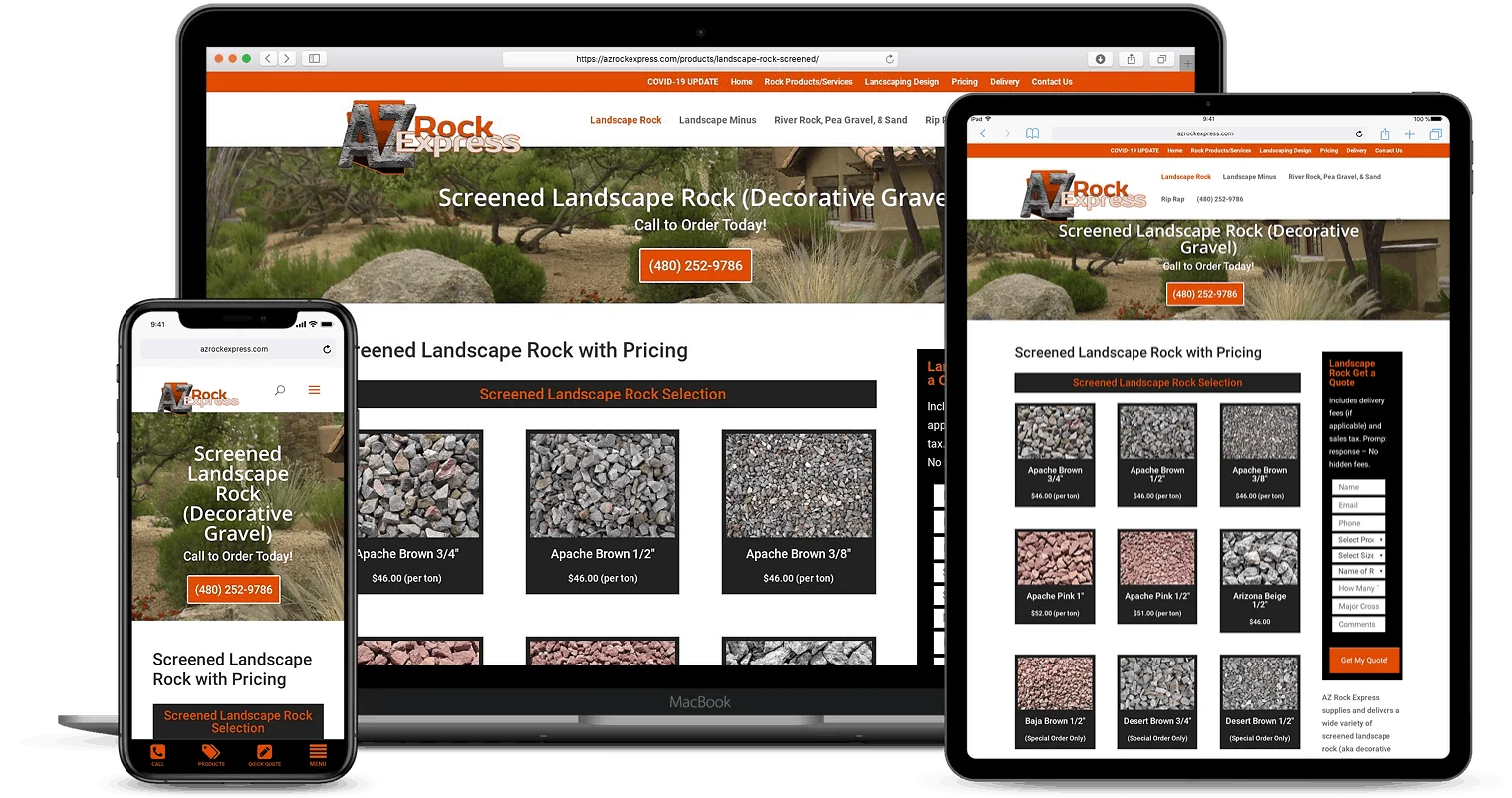 Landscaping Company Website Designs