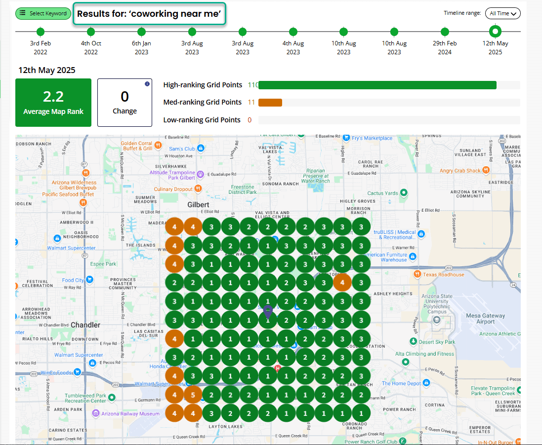 Map Grid Screenshot Coworking Near Me